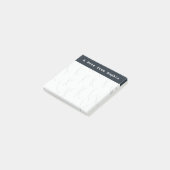 Abstracte Schetslijnen Gepersonaliseerde Diepe Hou Post-it® Notes (Schuin)