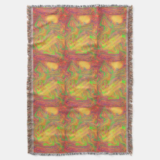 Abstracte-schijfbalket Deken (Voorkant Verticaal)