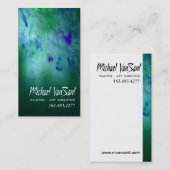 "Abstracte" schilder, grafisch artiest, art direct Visitekaartje (Voorkant / Achterkant)