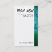 "Abstracte" schilder, grafisch artiest, art direct Visitekaartje (Achterkant)