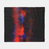 Abstracte schilderachtergrond voor kleurrijke wate fleece deken (Voorkant (Horizontaal))