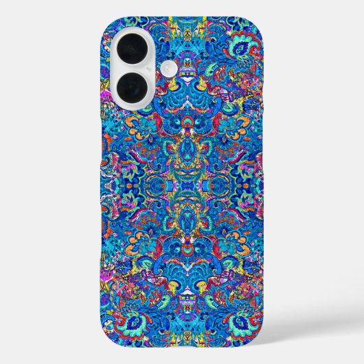 Abstracte schilderbloemen, met een kleur, Case-Mate iPhone case (Achterkant)