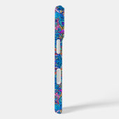 Abstracte schilderbloemen, met een kleur, Case-Mate iPhone case (Achterkant / Rechts)