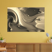 Abstracte schilderdscheurkunst — Afdrukken (Insitu (Woonkamer))