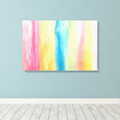 abstracte schilderen waterverf canvas afdruk (Insitu (Houten vloer))