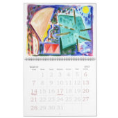 Abstracte schilderijen-12 waterverven Ruimtevaartr Kalender (Mar 2027)
