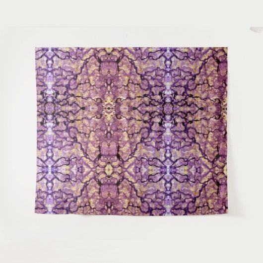 Abstracte schilderijen, rood-Violet Inzicht Wandkleed (Voorkant (horizontaal))