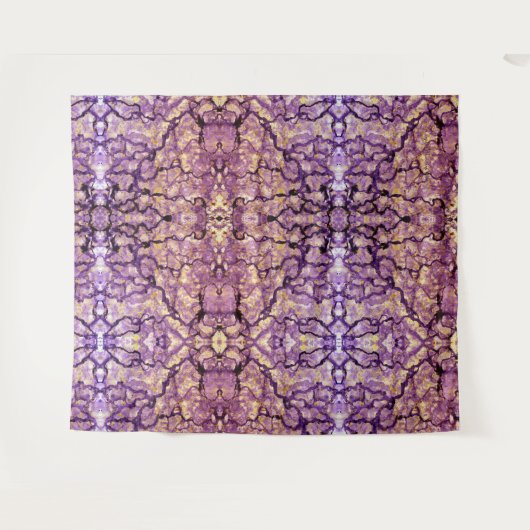 Abstracte schilderijen, rood-Violet Inzicht Wandkleed (Voorkant (horizontaal))