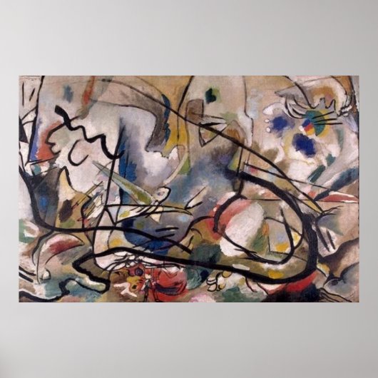 Abstracte schilderijen uit Kandinsky Poster (Voorkant)