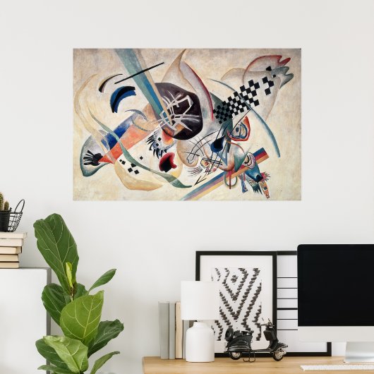 Abstracte schilderijen uit Kandinsky Poster (Thuiskantoor)