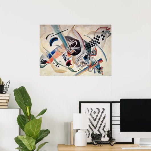 Abstracte schilderijen uit Kandinsky Poster (Thuiskantoor)