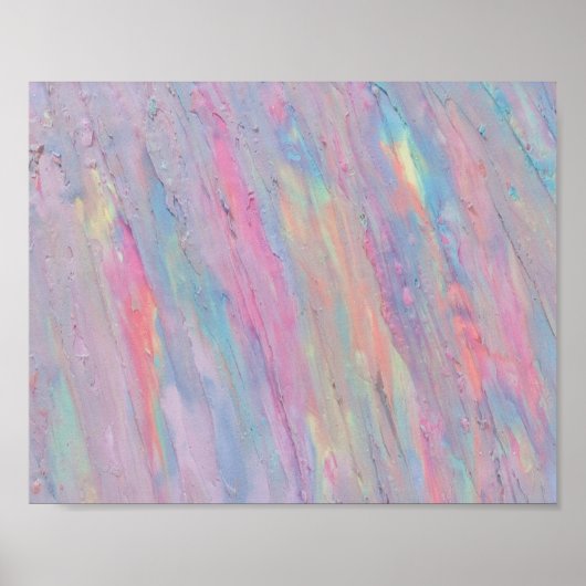 Abstracte schilderijen voor kleurrijke meisjes poster (Voorkant)