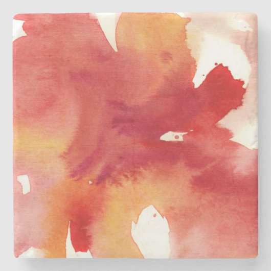 Abstracte schilderijen voor waterverf stenen onderzetter (Voorkant)