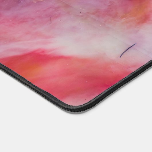 Abstracte schilderijwas bureaumat (Hoek)