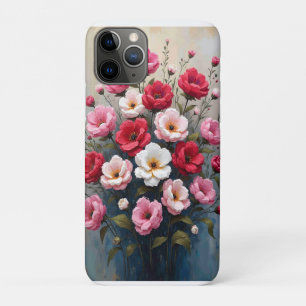 Abstracte schildering van gestileerde bloemen Case-Mate iPhone case