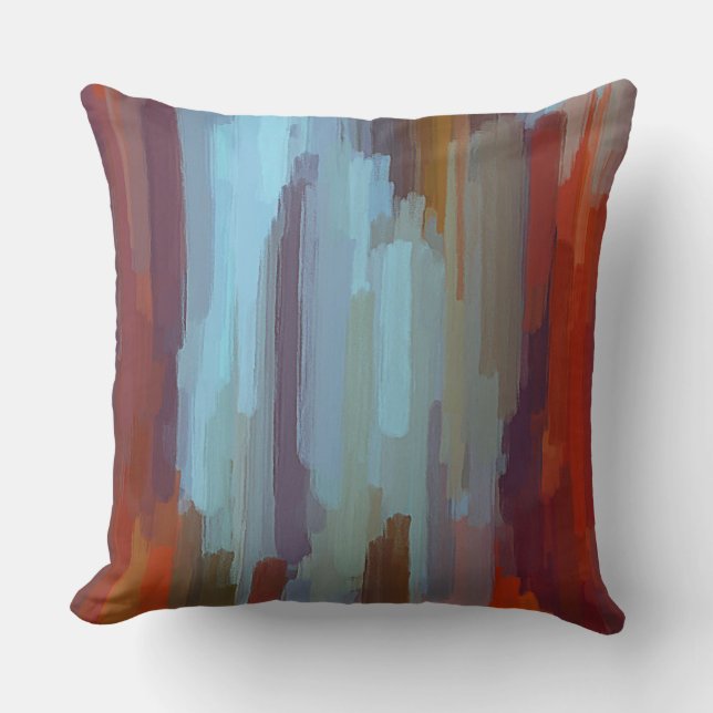 Abstracte schilderkleuren #15 kussen (Voorkant)