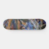 Abstracte schilderkleuren #16 persoonlijk skateboard (Horizontaal)