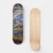 Abstracte schilderkleuren #16 persoonlijk skateboard (Voorkant)