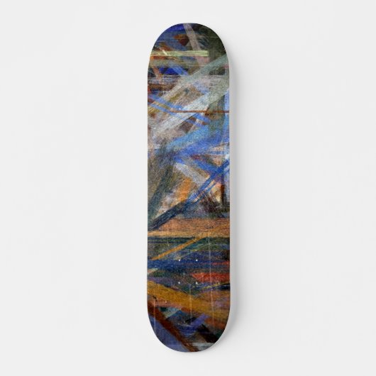 Abstracte schilderkleuren #16 persoonlijk skateboard (Voorkant)