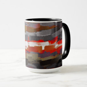 Abstracte schilderkleuren #17 mok