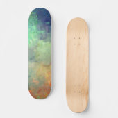 Abstracte schilderkleuren #18 persoonlijk skateboard (Voorkant)