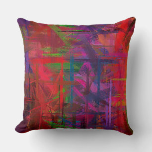 Abstracte schilderkleuren #19 kussen