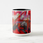 Abstracte schilderkleuren #32 mok (Midden)