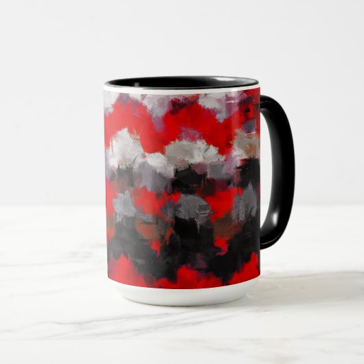 Abstracte schilderkleuren #33 mok (Voorkant rechts)