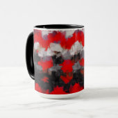 Abstracte schilderkleuren #33 mok (Voorkant links)