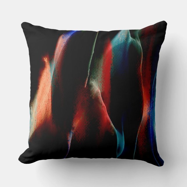 Abstracte schilderkleuren #37 kussen (Voorkant)