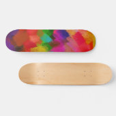 Abstracte schilderkleuren #3 persoonlijk skateboard (Horizontaal)