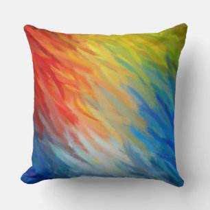 Abstracte schilderkleuren #73 kussen