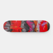 Abstracte schilderkleuren persoonlijk skateboard (Horizontaal)