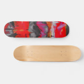 Abstracte schilderkleuren persoonlijk skateboard (Horizontaal)