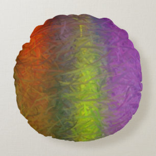 Abstracte Schilderkunst #2 Rond Kussen