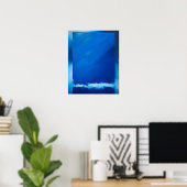 Abstracte schilderkunst, Abstracte moderne kunst w Poster (Thuiskantoor)