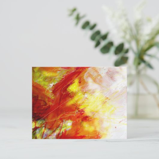 Abstracte schilderkunst Briefkaarten (Staand voorkant)