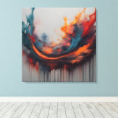 Abstracte schilderkunst canvas afdruk (Insitu (Houten vloer))