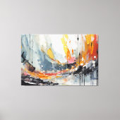 Abstracte schilderkunst  canvas afdruk (Voorkant)