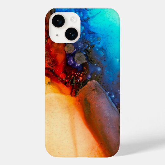 abstracte schilderkunst Case-Mate iPhone case (Achterkant)