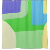 abstracte schilderkunst douchegordijn (Voorkant)