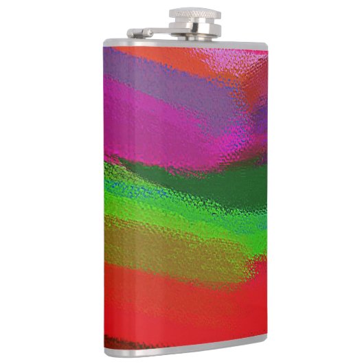 Abstracte schilderkunst heupfles (Rechts)