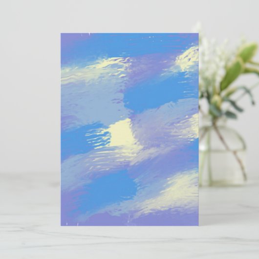 abstracte schilderkunst kaart (Staand voorkant)