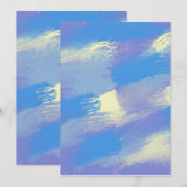 abstracte schilderkunst kaart (Voorkant / Achterkant)