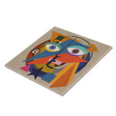 Abstracte schilderkunst - Kandinsky Famous Art Tegeltje (Zijkant)