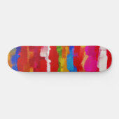 Abstracte schilderkunst kleuren #11 persoonlijk skateboard (Horizontaal)