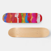 Abstracte schilderkunst kleuren #11 persoonlijk skateboard (Horizontaal)