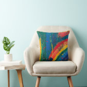 Abstracte Schilderkunst Kussen (Stoel)