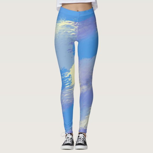 abstracte schilderkunst leggings (Voorkant)