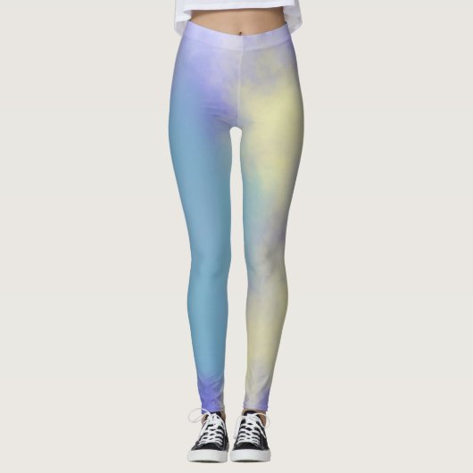 abstracte schilderkunst leggings (Voorkant)